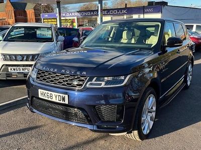 Blue Used 2018 Land Rover Range Rover Sport HSE Dynamic SUV | £27,999 (Fair price)