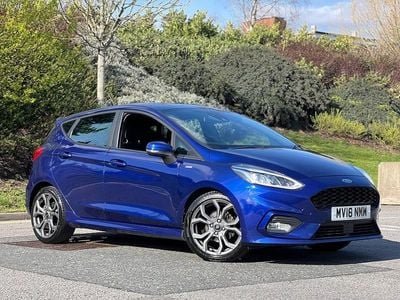 Used Ford Fiesta ST-Line 140 HP (102 kW) 2018 Blue Hatchback