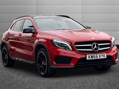 Used Mercedes GLA220 AMG line 177 HP (130 kW) 2017 Red SUV