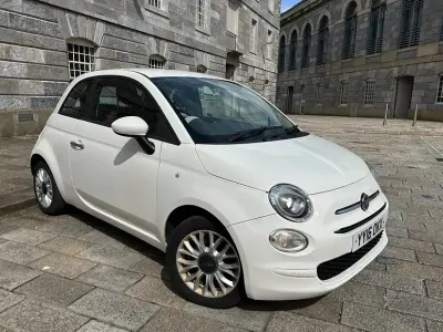 Gebraucht Fiat 500 Pop Star 69 PS (50 kW) 2016 Weiß Kleinwagen
