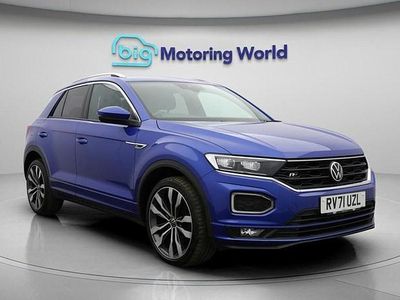 Used VW T-Roc R-line 150 HP (110 kW) 2021 Blue SUV