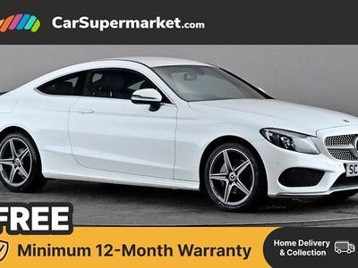Used Mercedes C200 AMG line 184 HP (135 kW) 2017 White Coupe