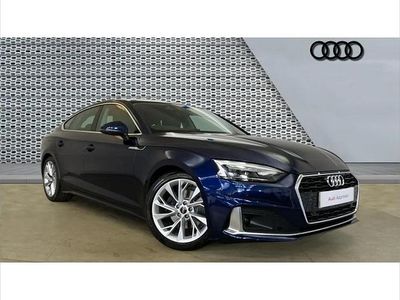 Used Audi A5 Sportback Sport 147 HP (108 kW) 2022 Blue Hatchback
