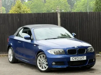 Used BMW 120 Cabriolet M Sport 2013 Blue Cabriolet