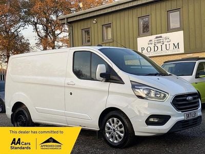 White Used 2021 Ford Transit Custom Limited Van | £12,490 (Good price)