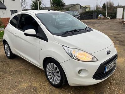 Used Ford Ka Zetec 2012 White Hatchback