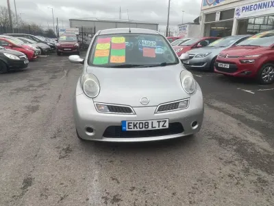 Usado Nissan Micra Acenta+ 80 HP (58 kW) 2008 Prateado Citadino