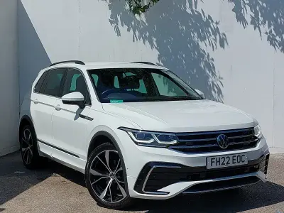 Used VW Tiguan R-line 150 HP (110 kW) 2022 White SUV