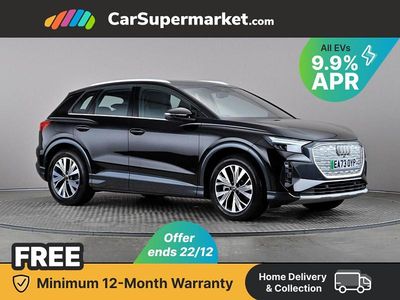 Black Used 2023 Audi Q4 e-tron Sport SUV | £25,897 (Fair price)