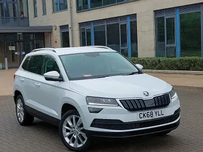 Second-hand Skoda Karoq SE L 115 CP (84 kW) 2018 Alb SUV