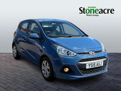Usado Hyundai i10 SE 83 HP (61 kW) 2015 Azul Citadino