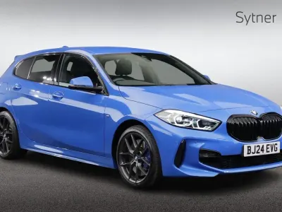 Used BMW 118 M Sport 134 HP (98 kW) 2024 Blue Hatchback