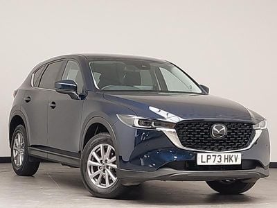 Blue Used 2024 Mazda CX-5 Center-Line SUV | £18,498 (Fair price)