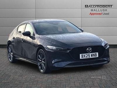 Used Mazda 3 Exclusive-Line 140 HP (102 kW) 2025 Blue Hatchback