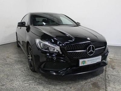Used Mercedes CLA180 AMG line 122 HP (89 kW) 2017 Black Sedan