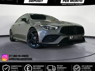 Used Mercedes CLA250e AMG Line Premium 2022 Grey Coupe