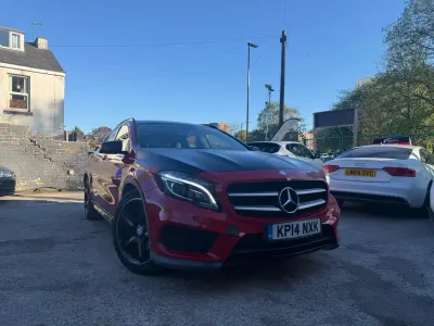 Käytetty Mercedes GLA220 AMG line 170 HP (125 kW) 2014 Punainen Katumaasturi