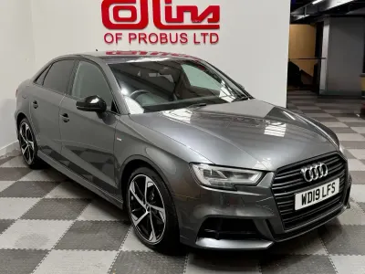 Used Audi A3 Black Edition 2019 Grey Sedan