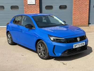 Used Vauxhall Corsa Design Edition 74 HP (54 kW) 2023 Blue Hatchback
