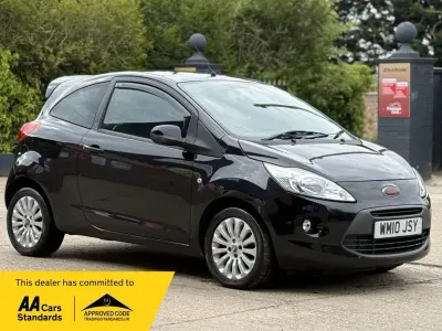 Begagnad Ford Ka Zetec 69 HK (50 kW) 2010 Svart Halvkombi