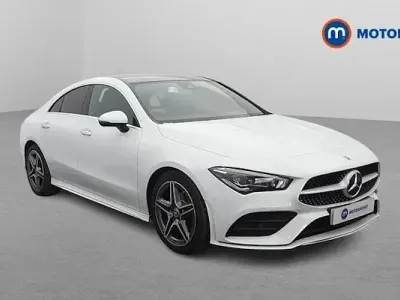 Used Mercedes CLA180 AMG Line Premium Plus 136 HP (100 kW) 2022 White Sedan
