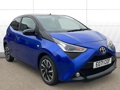 Used Toyota Aygo Trend 72 HP (52 kW) 2021 Blue Hatchback