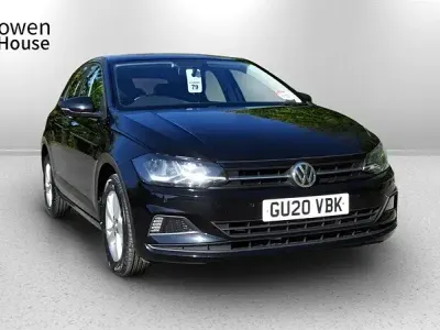 Used VW Polo SE 95 HP (69 kW) 2020 Black Hatchback