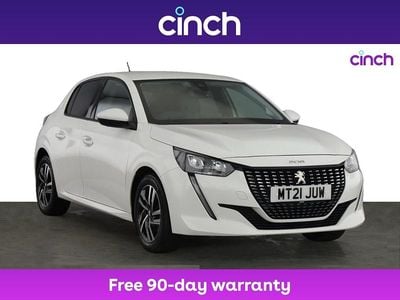 White Used 2021 Peugeot 208 Allure Hatchback | £11,999 (Fair price)