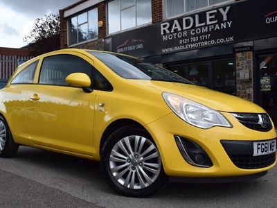 used Vauxhall Corsa Corsa 2011 (61)1.4 16V Excite Euro 5 3dr (A/C) Petrol Yellow