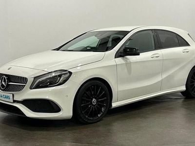 Used Mercedes A160 AMG line 102 HP (75 kW) 2018 White Hatchback
