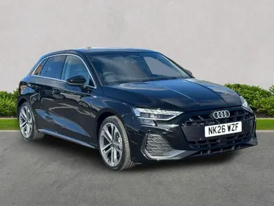 Used Audi A3 S-Line 2026 Black Hatchback