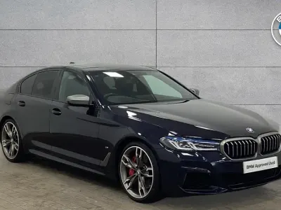 Used BMW M550 Comfort Edition 530 HP (389 kW) 2021 Black Sedan