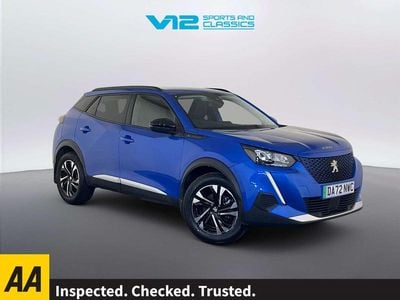 Used Peugeot e-2008 Allure+ 100 kW (136 HP) 2022 Blue SUV
