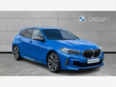 Used BMW M135 Comfort Edition 302 HP (222 kW) 2024 Blue Hatchback