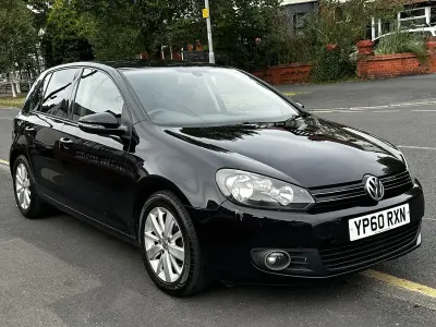 Used VW Golf VI SE 122 HP (89 kW) 2010 Black Hatchback