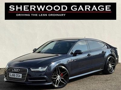 Used Audi A7 Sportback S-Line 272 HP (200 kW) 2016 Blue Hatchback