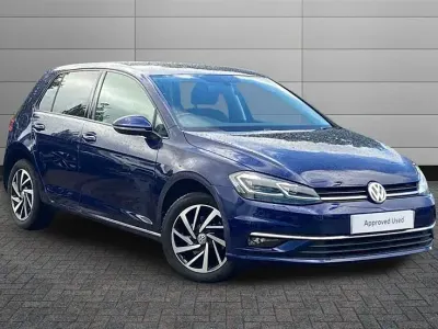 Used VW Golf VII Edition 150 HP (110 kW) 2020 Blue Hatchback
