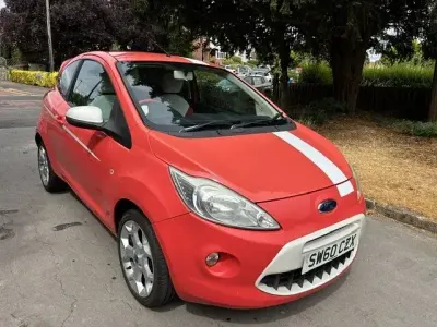 Used Ford Ka 69 HP (50 kW) 2011 Red Hatchback