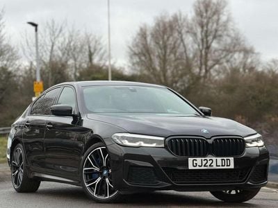 Used BMW 545e M Sport 2022 Black Sedan