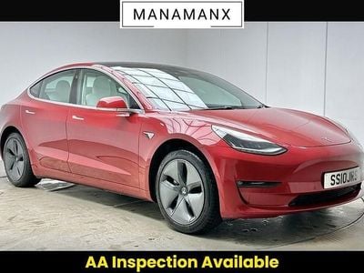 Used Tesla Model 3 Standard Range Plus 239 kW (325 HP) 2019 Red Sedan