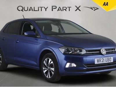 Used VW Polo Match 95 HP (69 kW) 2021 Blue Hatchback