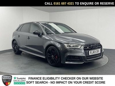 Begagnad Audi S3 Sportback Black Edition 2019 Grå Halvkombi