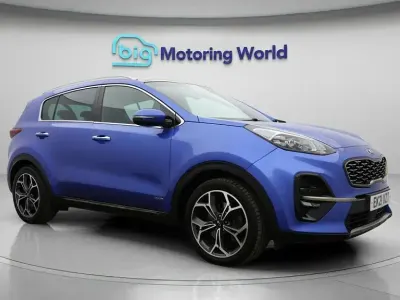 Used Kia Sportage GT-Line S 174 HP (127 kW) 2021 Blue SUV