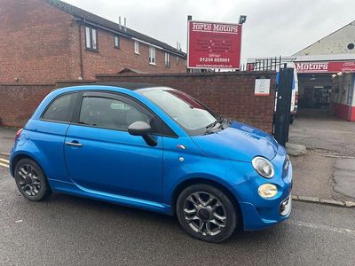 Used Fiat 500C S 69 HP (50 kW) 2016 Blue Cabriolet