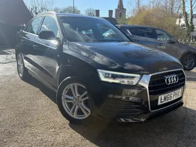 Used Audi Q3 S-Line 150 HP (110 kW) 2016 Black SUV