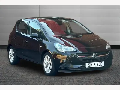Used Vauxhall Corsa 75 HP (55 kW) 2018 Mineral black Hatchback