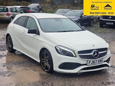 Used Mercedes A200 AMG line 2017 White Hatchback
