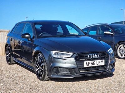 Used Audi A3 Black Edition 184 HP (135 kW) 2019 Grey Sedan