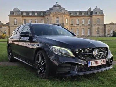 Begagnad Mercedes C180 2019 Svart Kombi