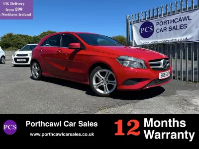 Used Mercedes A180 Sport Edition 109 HP (80 kW) 2015 Red Hatchback